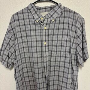 Grayers Black and Grey Plaid Button Down Shirt